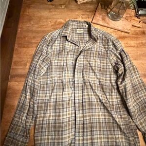 RedHead Blue and Brown Plaid Shirt